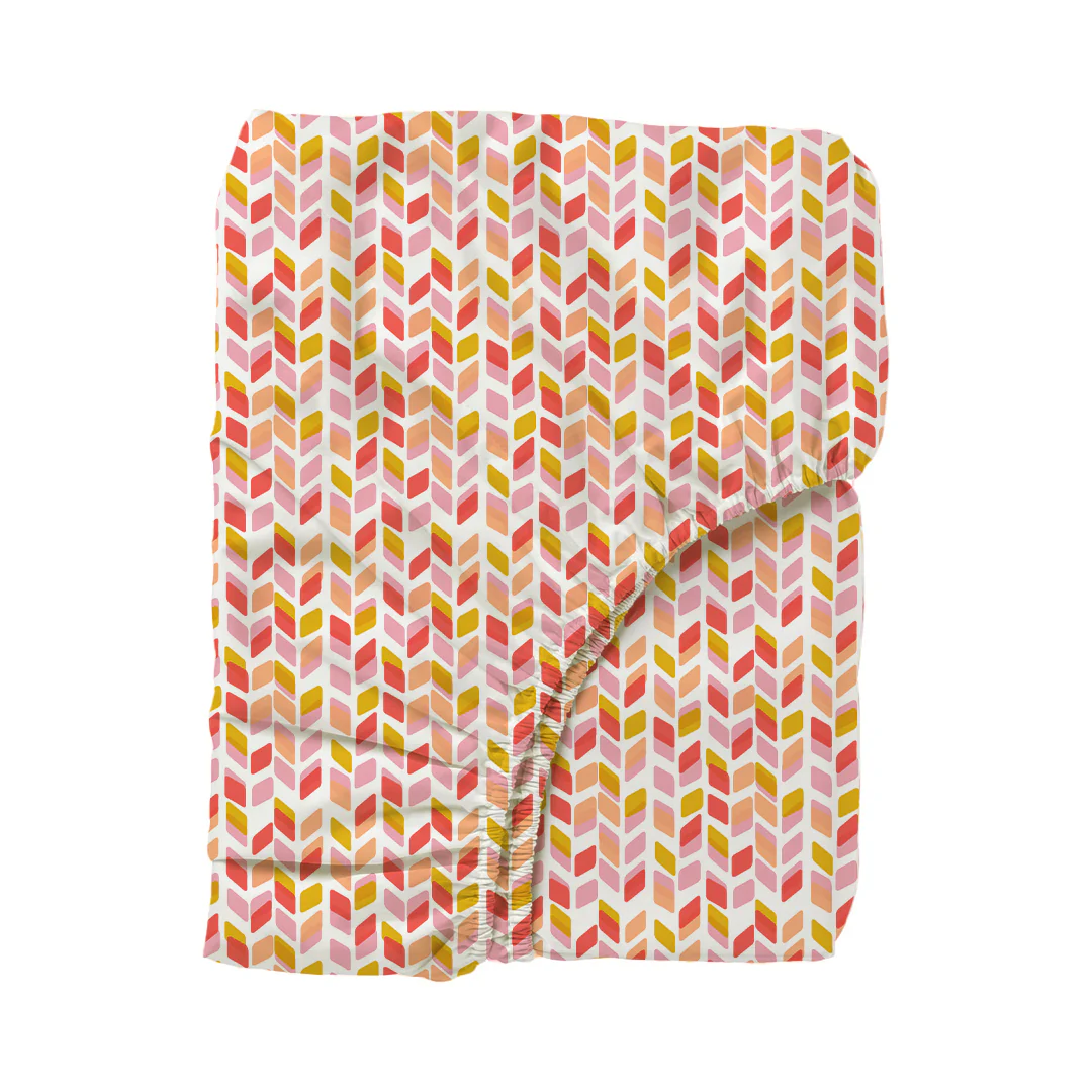 Pure Nest Printed Fitted Sheet Set - Image 63