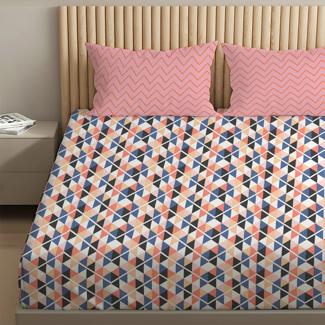 Pure Nest Printed Fitted Sheet Set - Image 93