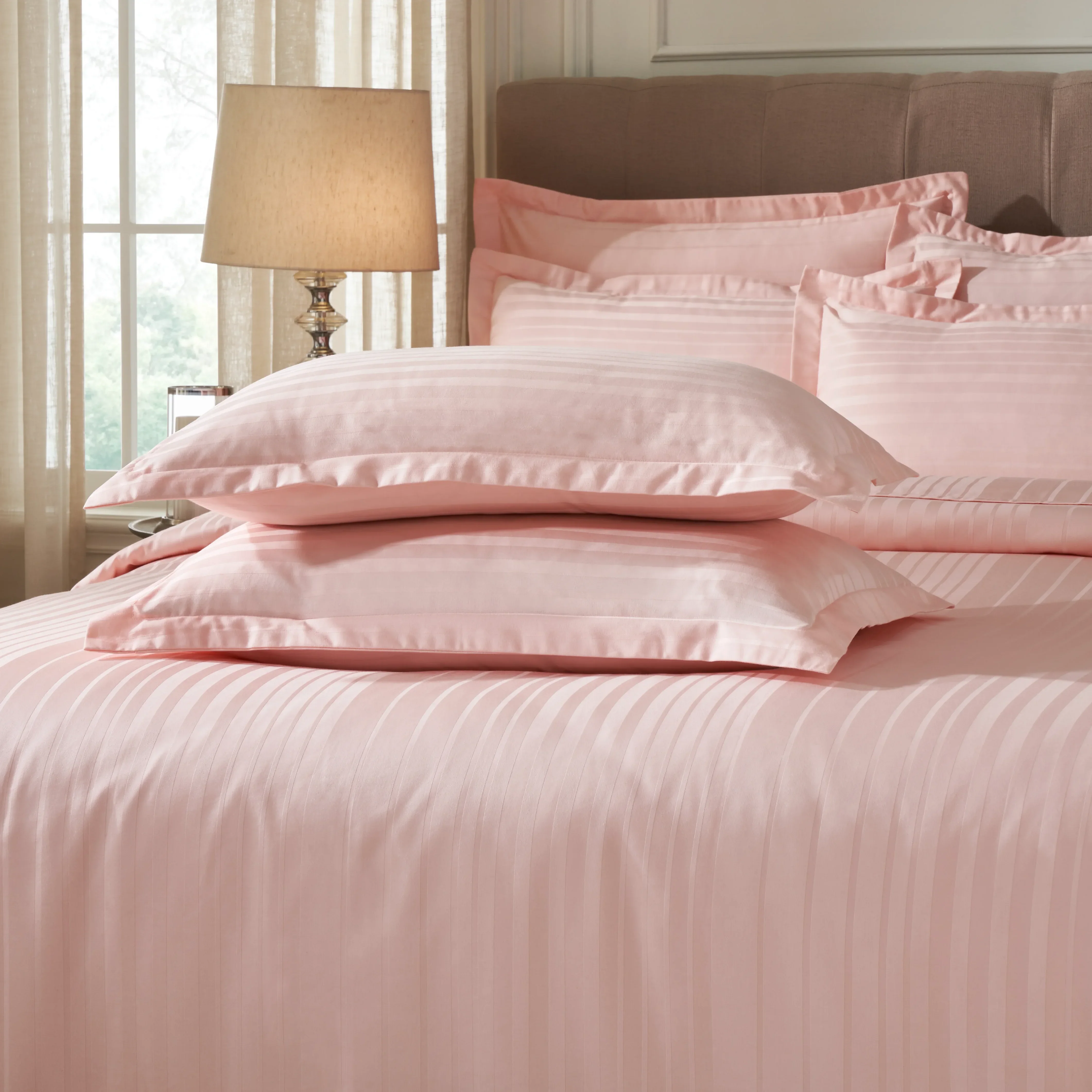 Seraya | 400TC Varigated Stripes Super Soft Bedsheet Set - Image 34
