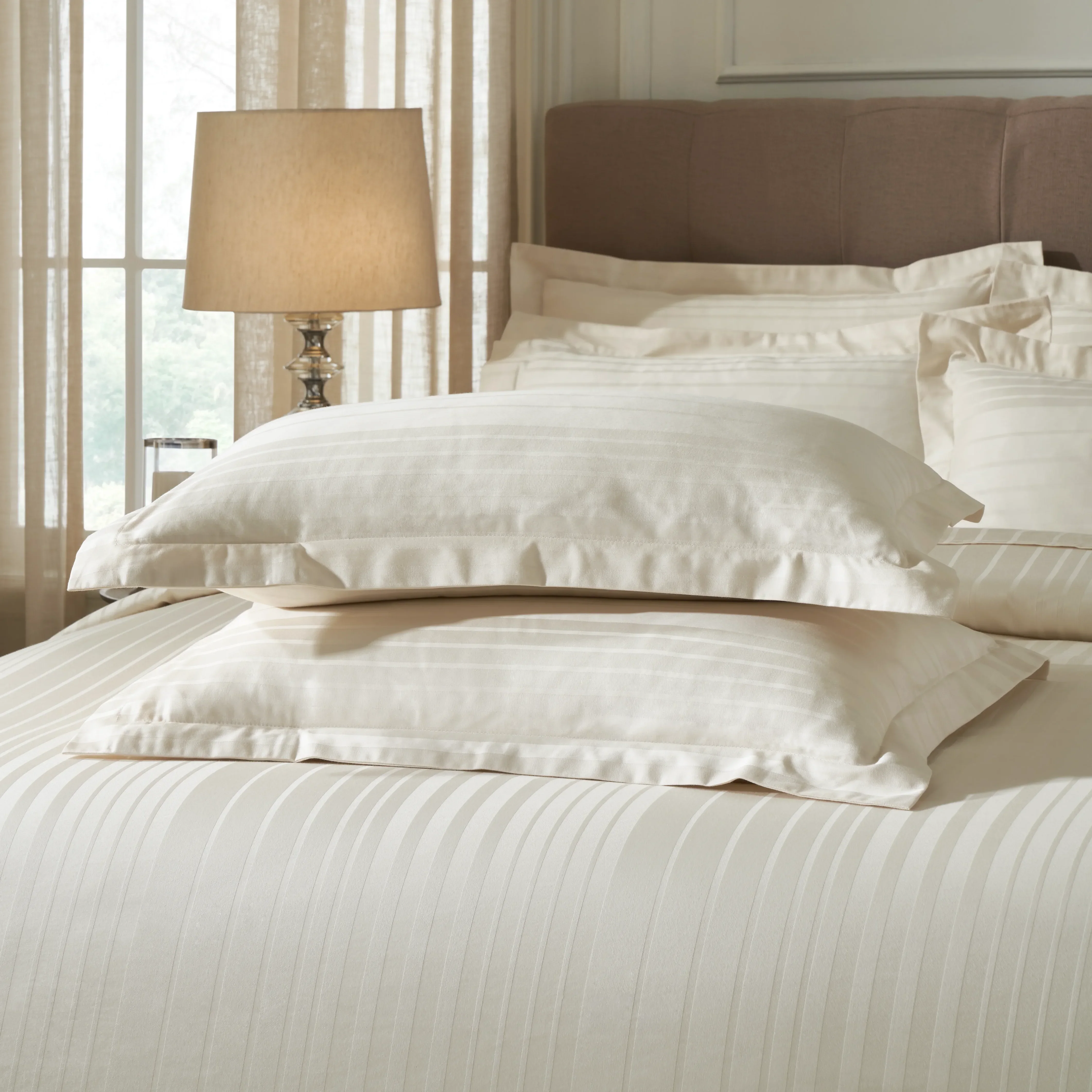 Seraya | 400TC Varigated Stripes Super Soft Fitted Sheet Set - Image 17