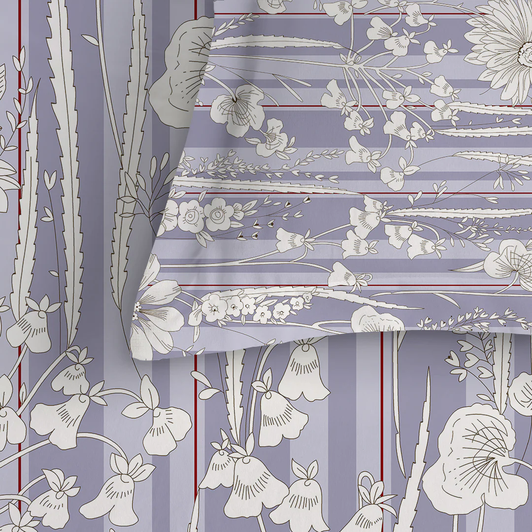 Serene Nest Printed Bedsheet Set - Image 26