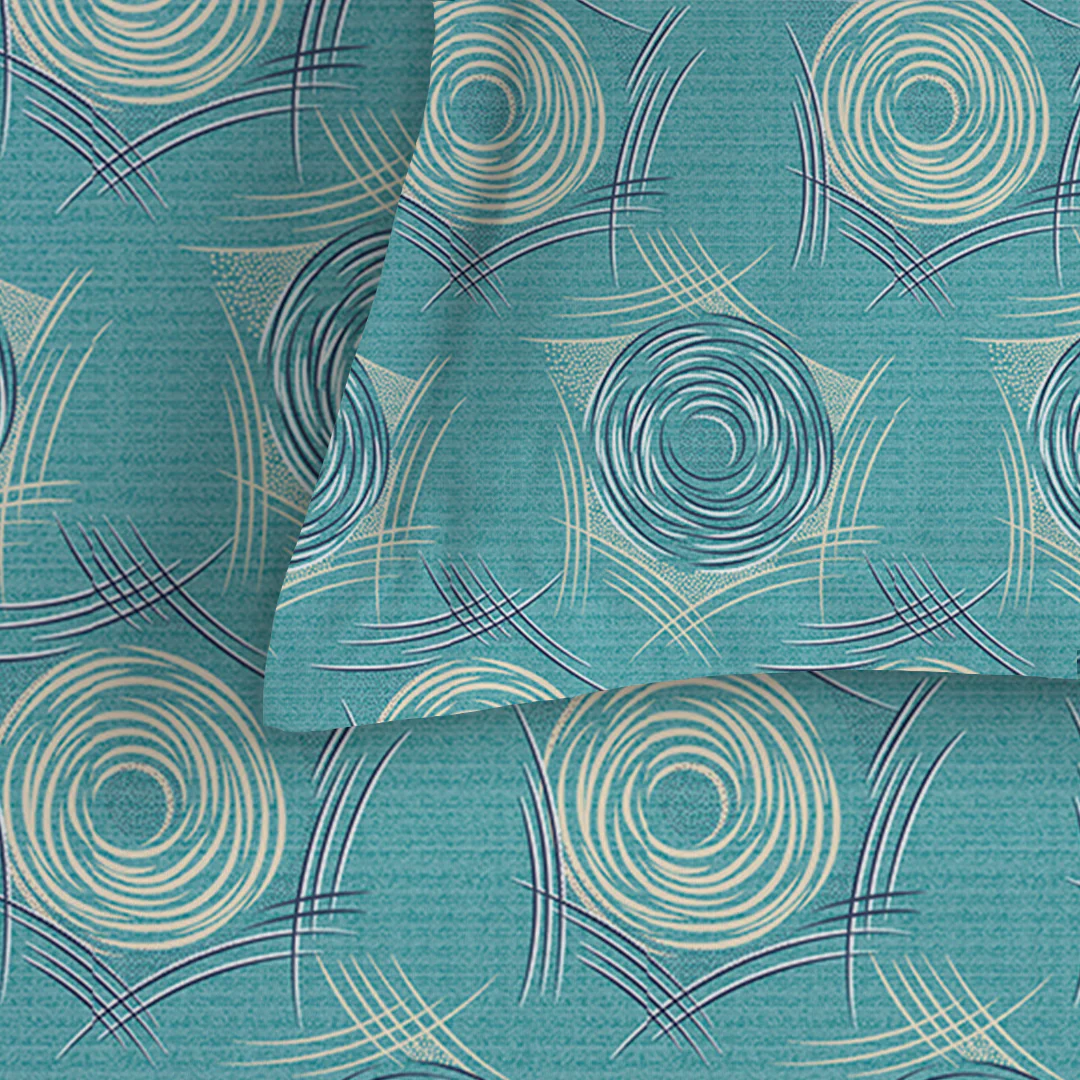 Serene Nest Printed Bedsheet Set - Image 27