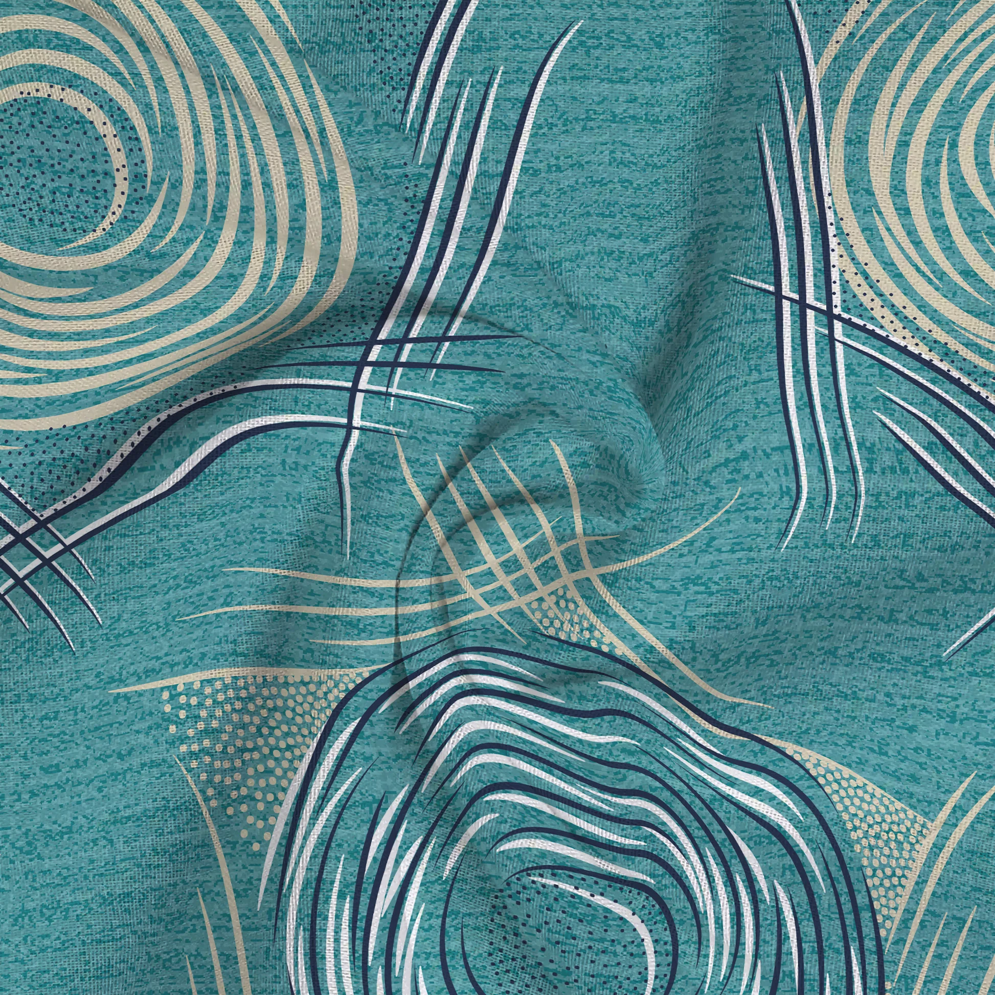 Serene Nest Printed Fitted Sheet Set - Image 100