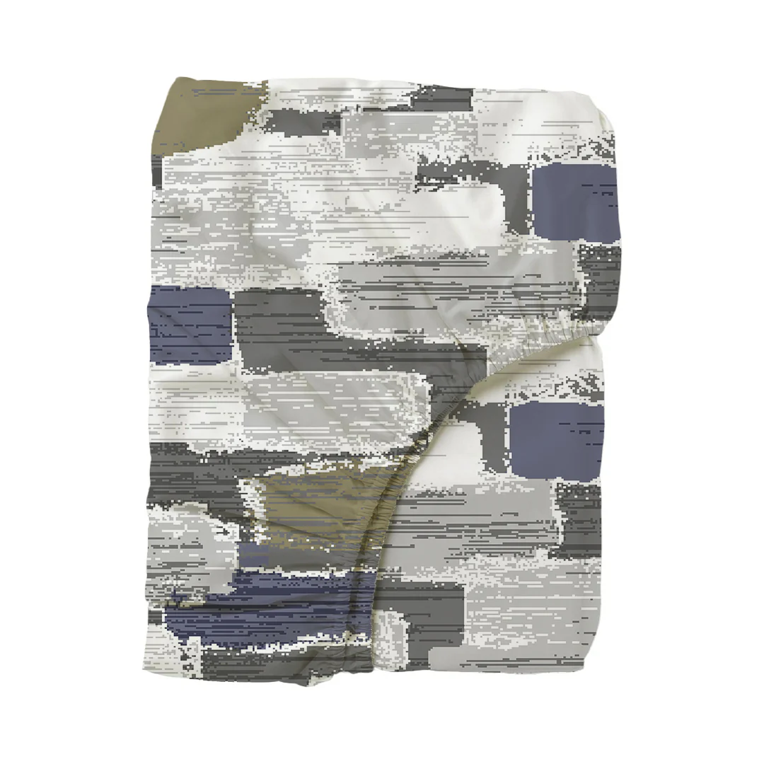 Serene Nest Printed Fitted Sheet Set - Image 111