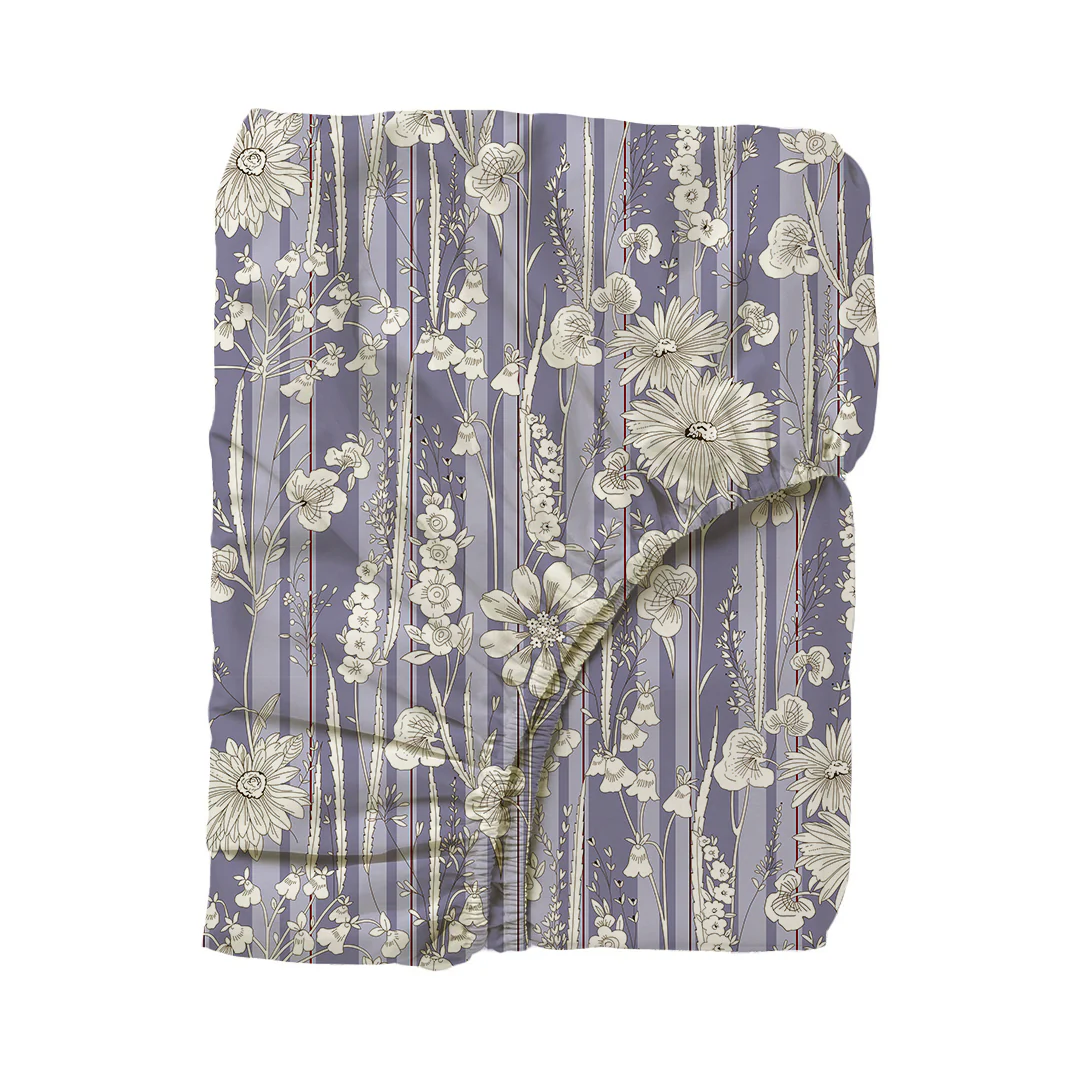 Serene Nest Printed Fitted Sheet Set - Image 116