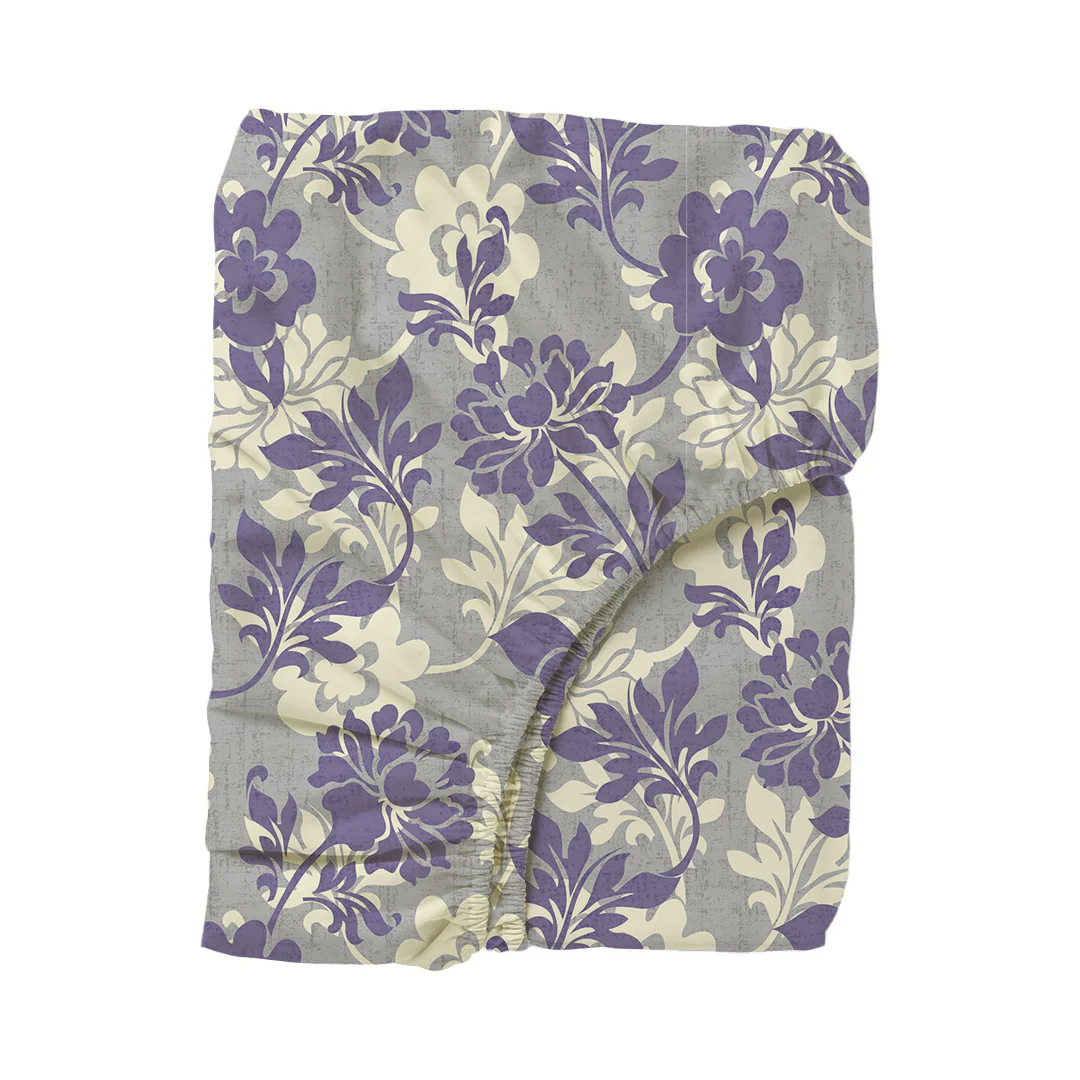 Serene Nest Printed Fitted Sheet Set - Image 118