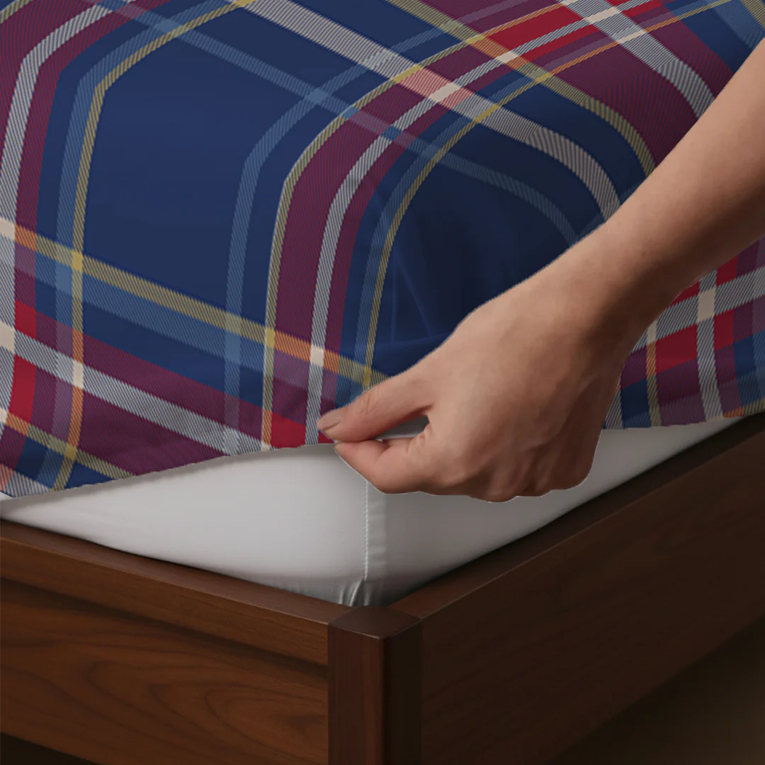 Serene Nest Printed Fitted Sheet Set - Image 131