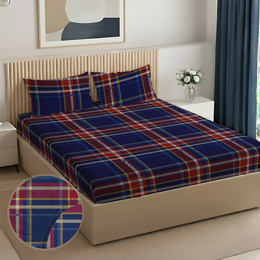 Serene Nest Printed Fitted Sheet Set - Image 161