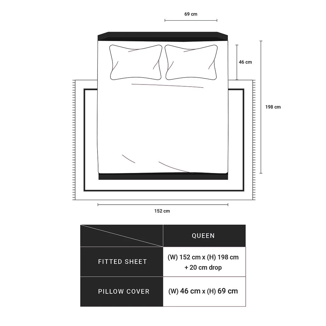 Serene Nest Printed Fitted Sheet Set - Image 29