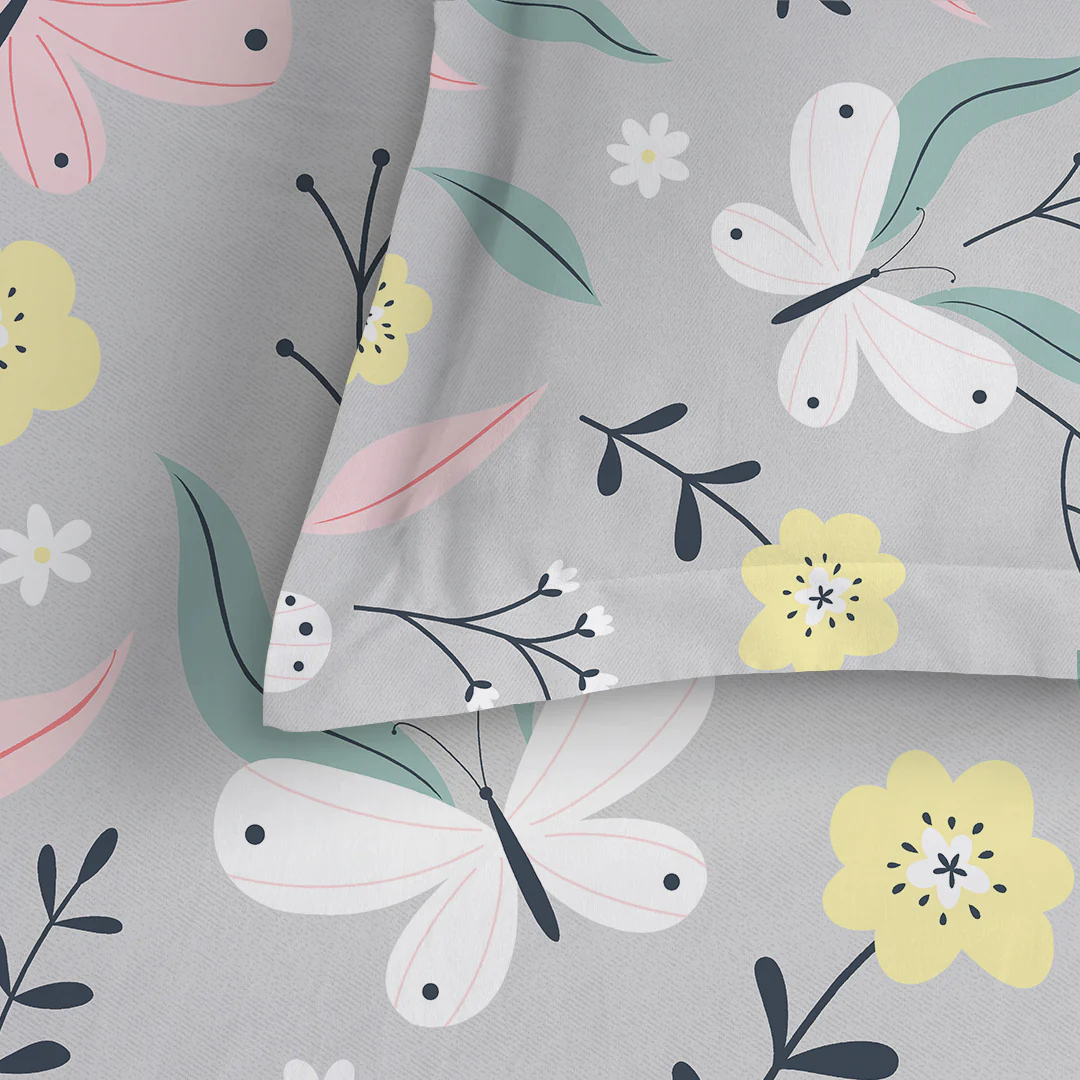 Serene Nest Printed Fitted Sheet Set - Image 45