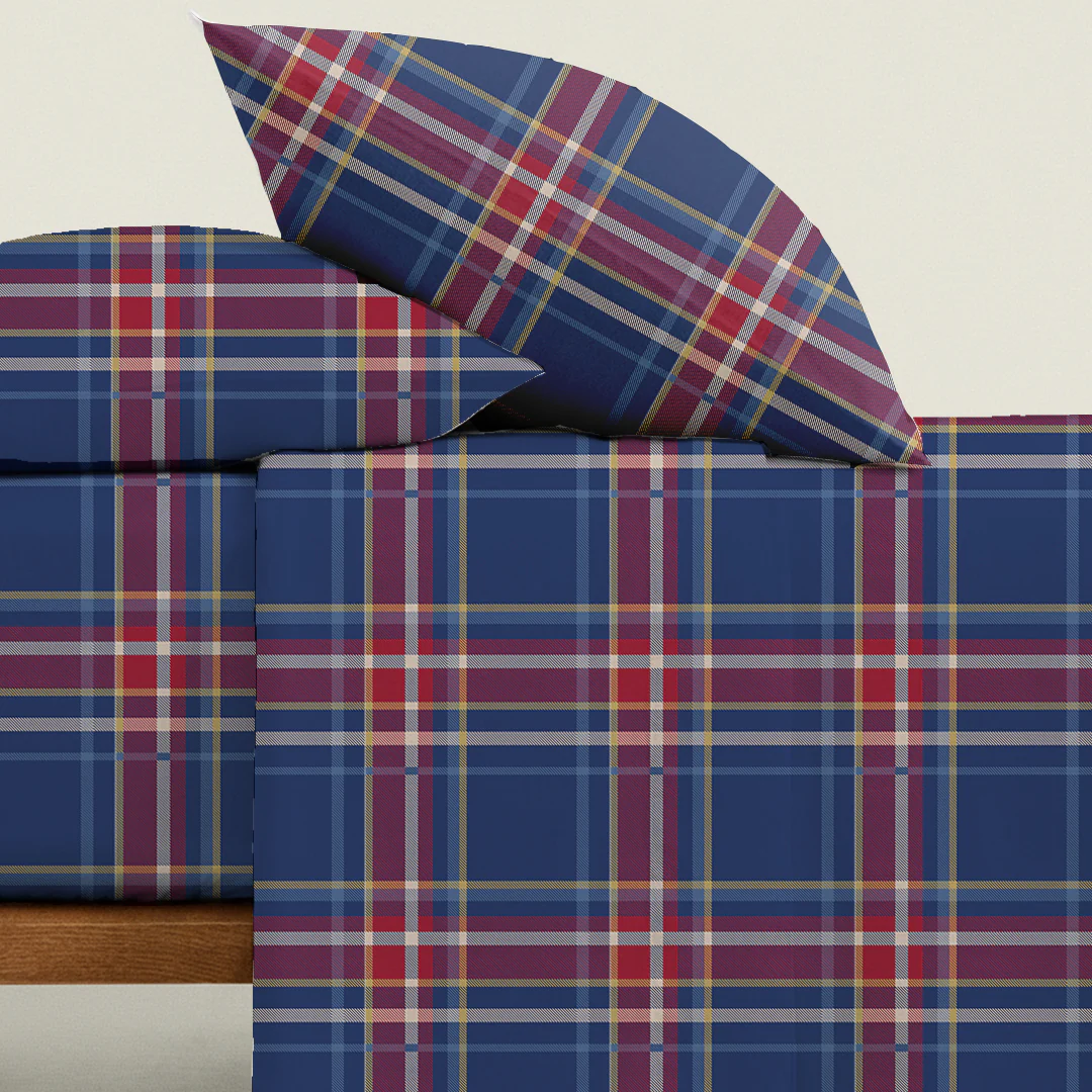 Serene Nest Printed Fitted Sheet Set - Image 74