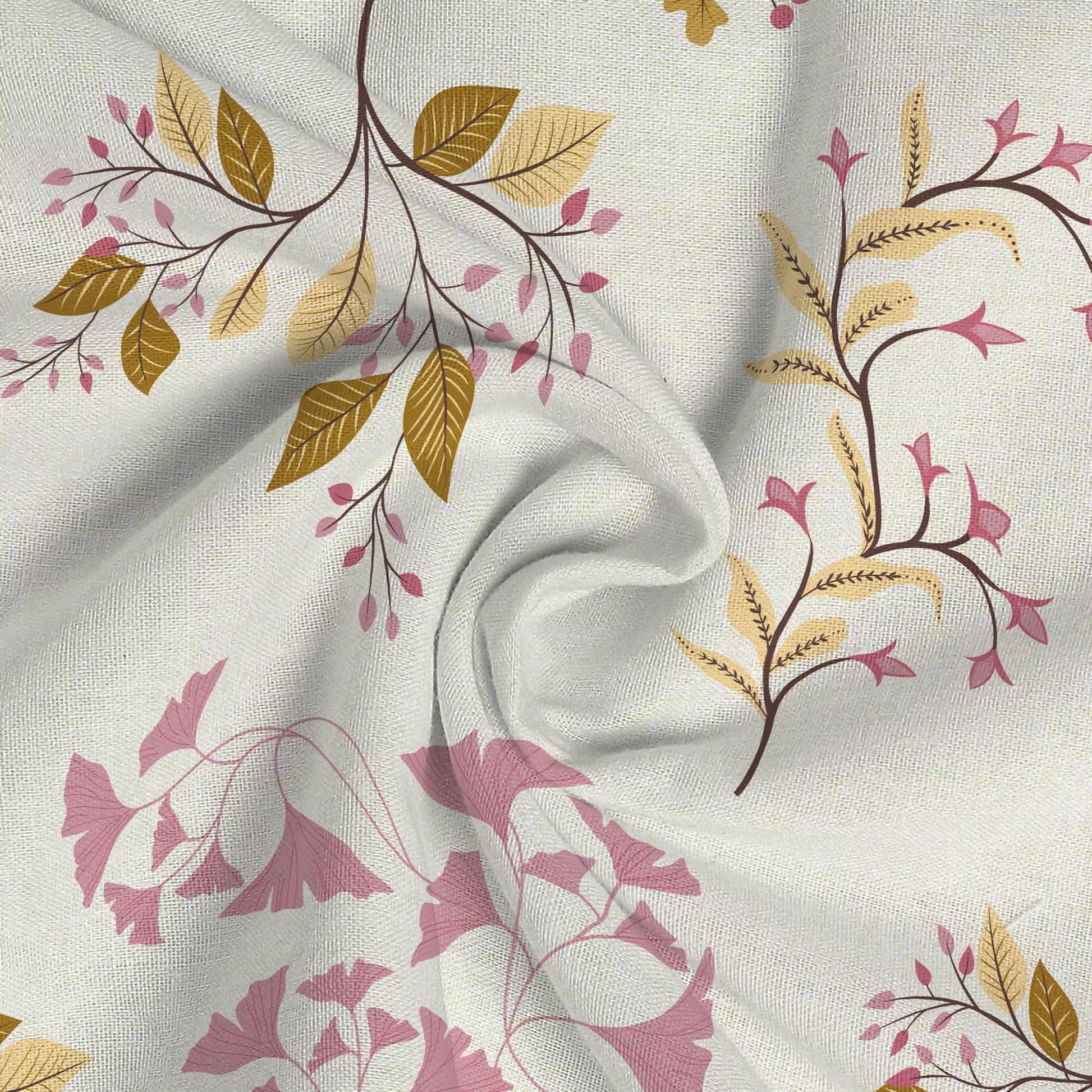 Serene Nest Printed Fitted Sheet Set - Image 91