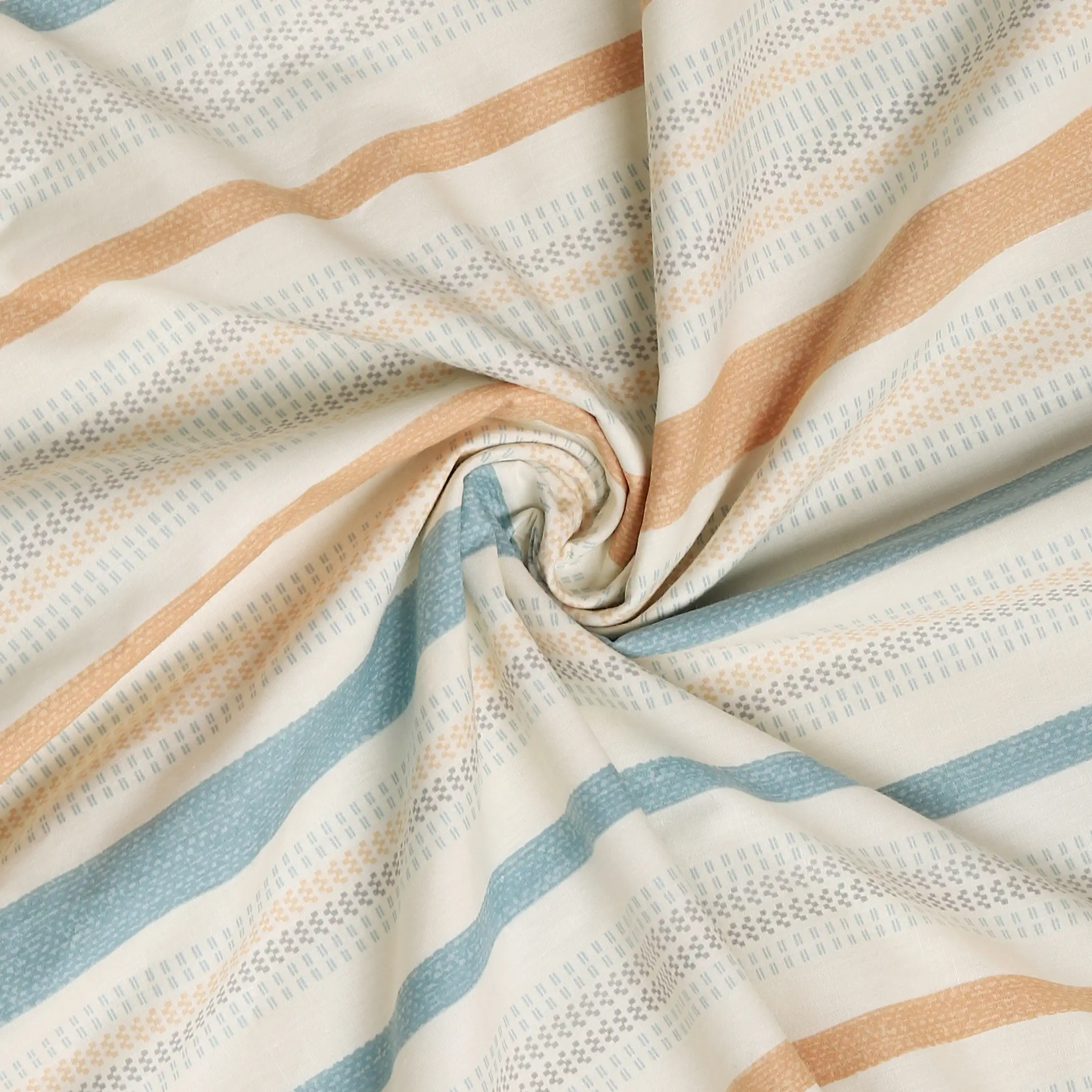 Threadscapes | Woven Textured Printed Reversible Dohar with Super Soft Flannel Layering-Multicolour - Image 10