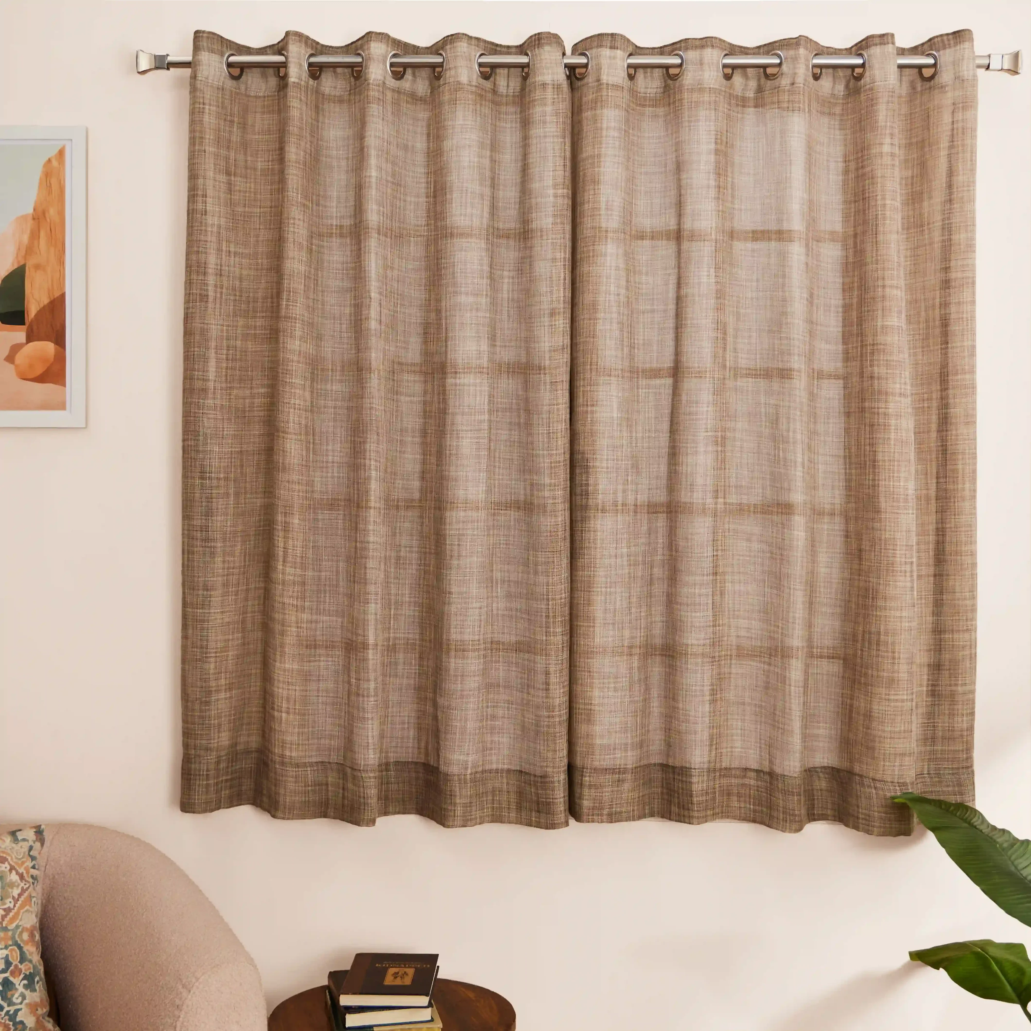 Velina Set Of 2 Sheer Readymade Curtains |
Earthbound