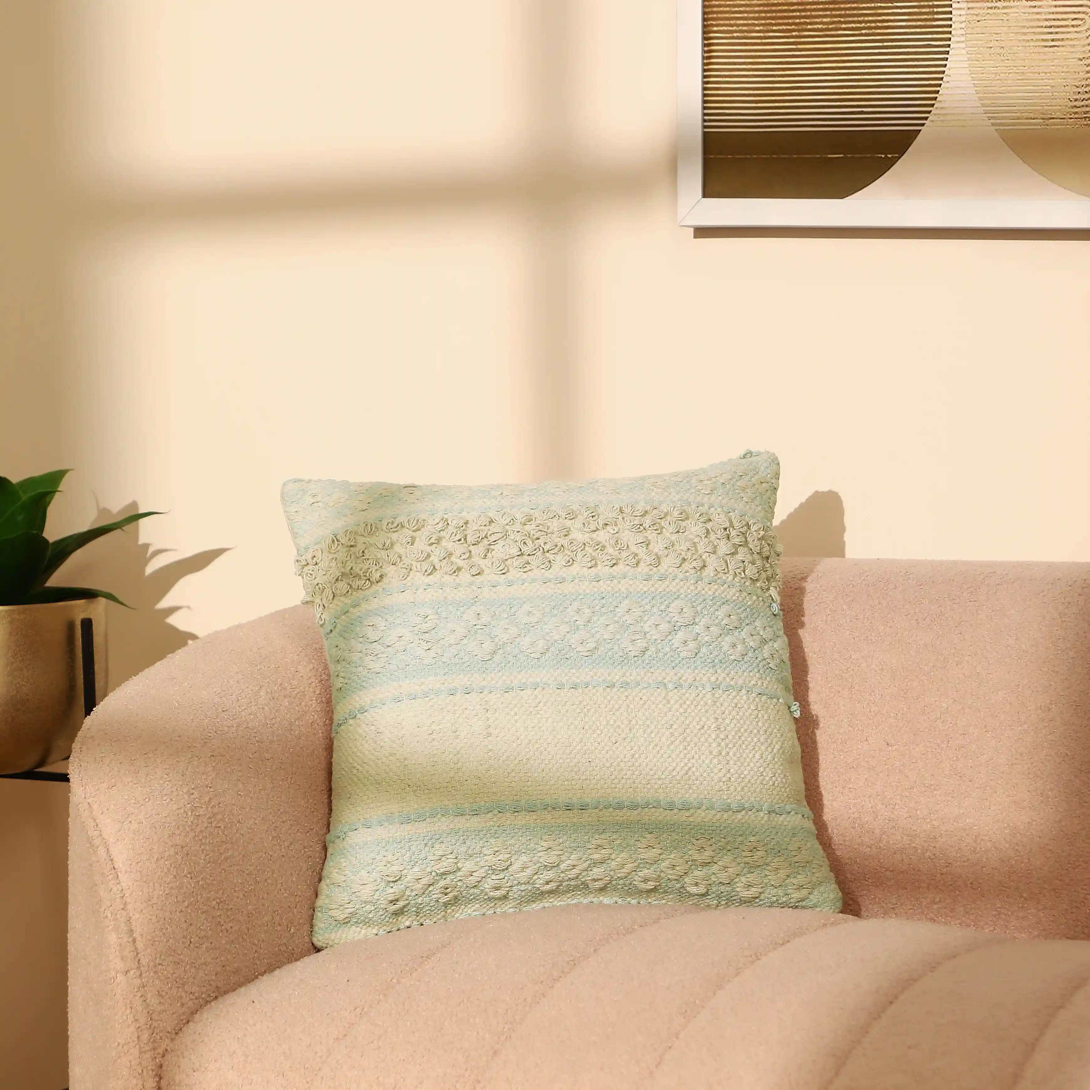 Vissencia 100% Cotton Woven Cushion Cover | Earthy Hues - Image 14