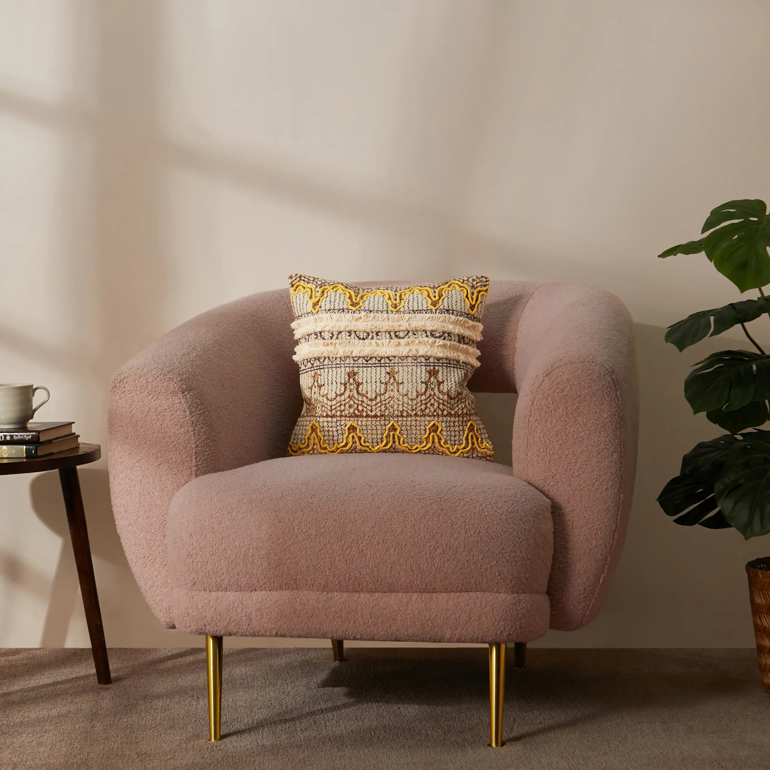 Vissencia 100% Cotton Woven Cushion Cover | Ethnic Roots - Image 4