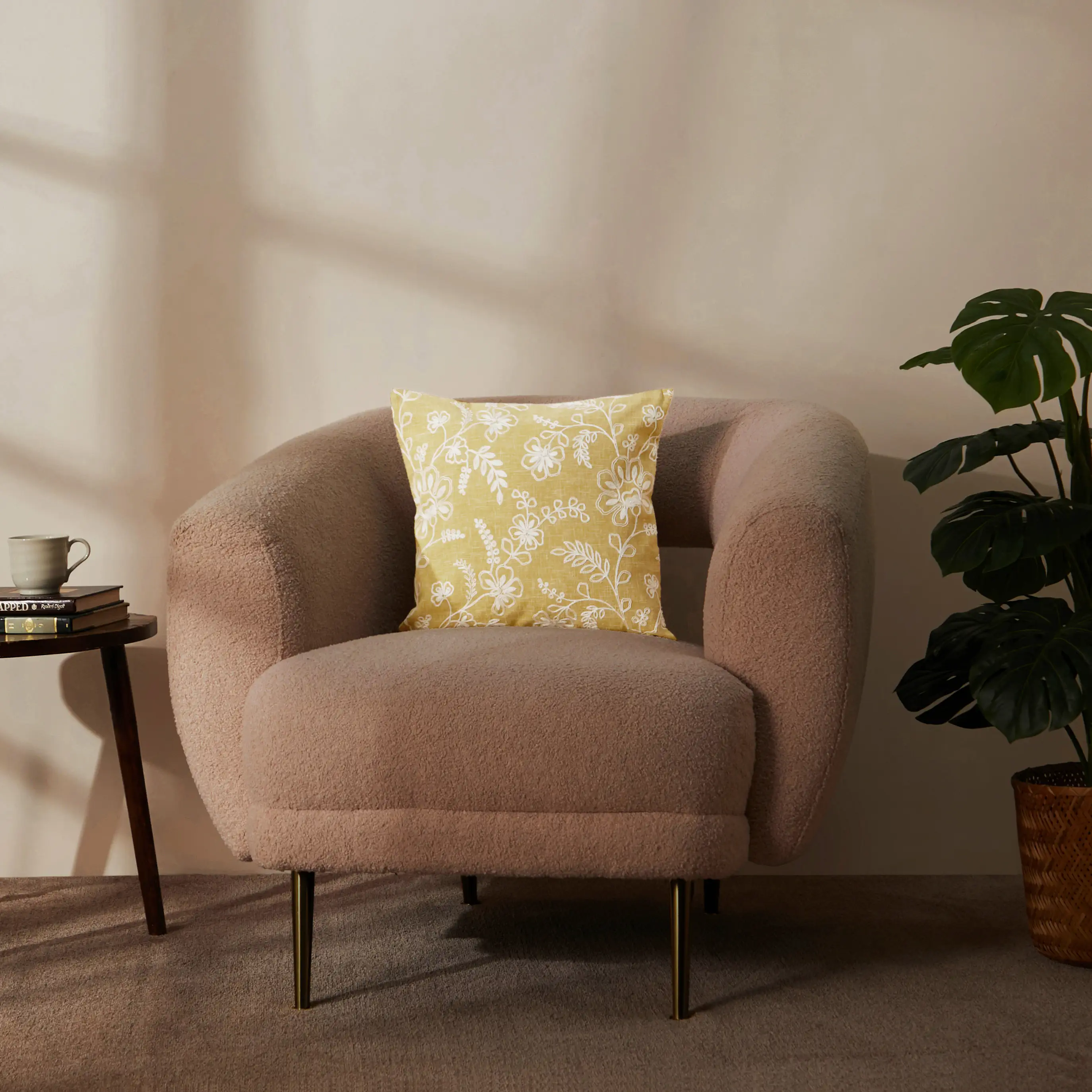 Vissencia Embroidered Cushion Cover | Floral Threads - Image 14
