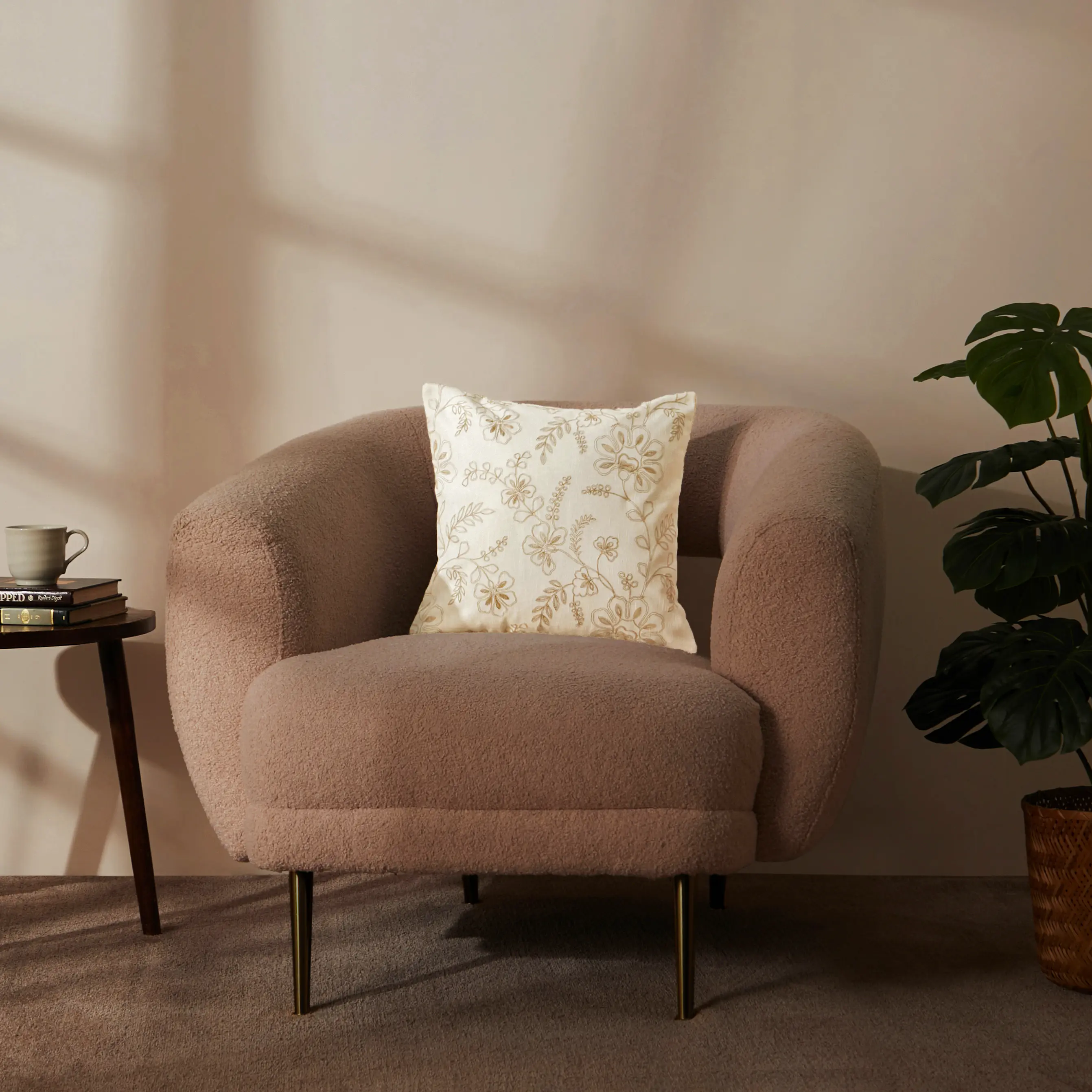 Vissencia Embroidered Cushion Cover | Floral Threads - Image 39