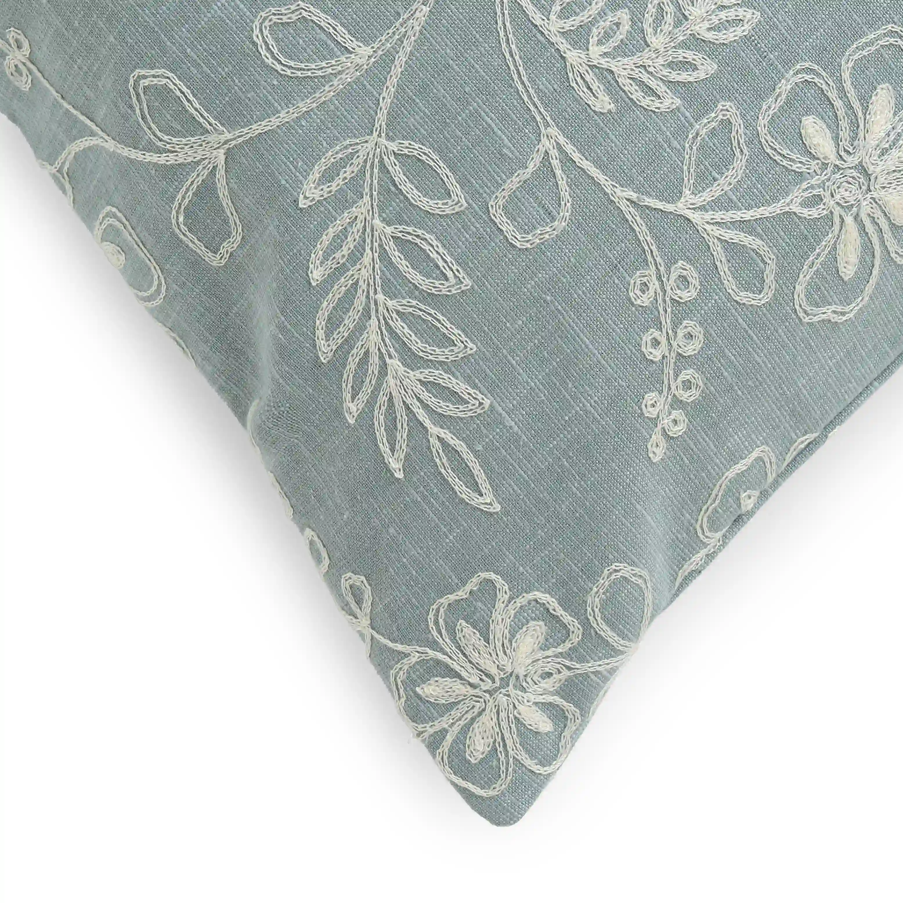 Vissencia Embroidered Cushion Cover | Floral Threads - Image 8