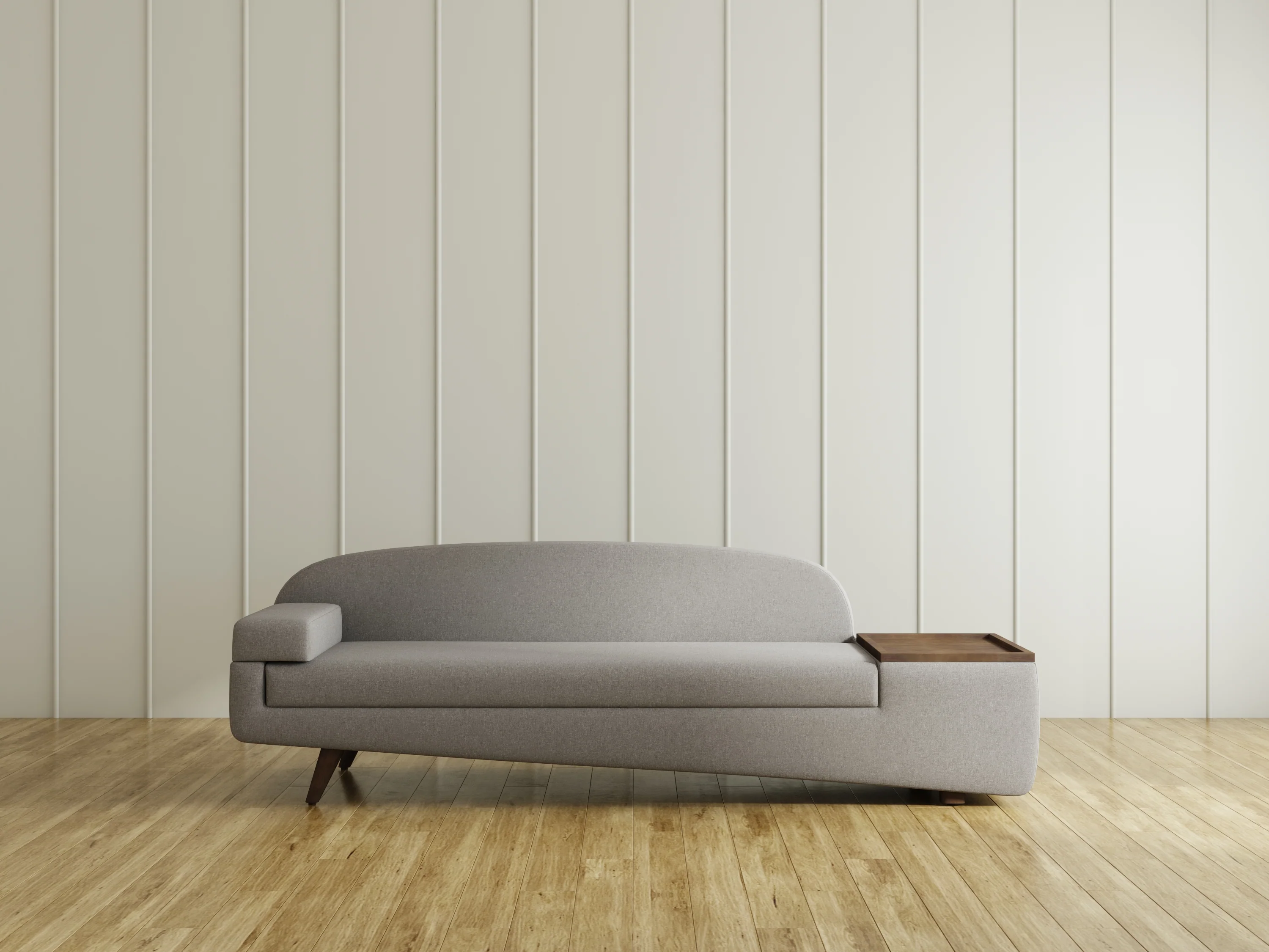 Wedge 3 Seater Sofa, Left Arm - Image 4