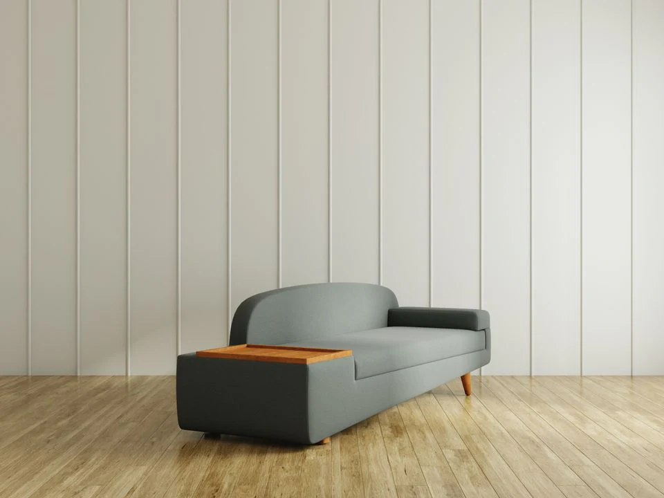 Wedge 3 Seater Sofa, Right Arm - Image 3