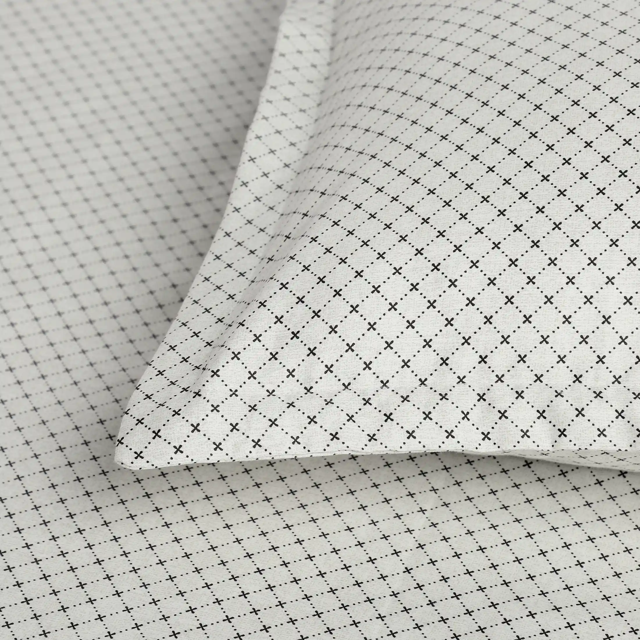 Yutori | 250TC Modern Micro Printed Cotton Bedsheet Set  | Pillow Cover with Merrow Hem Treatment - Image 20